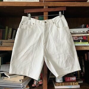 High Waist White Women’s Shorts